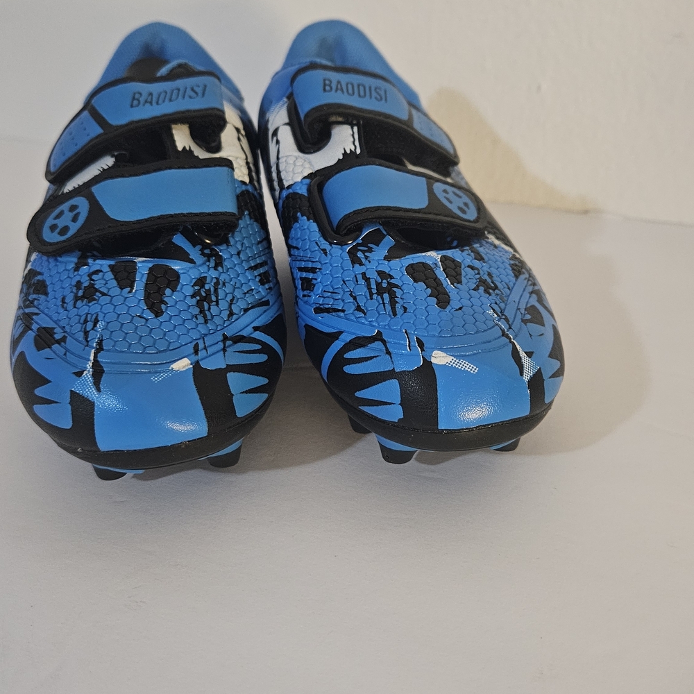 Soccer Cleats For Kids Size 10 Blue And Black - Picture 5 of 6
